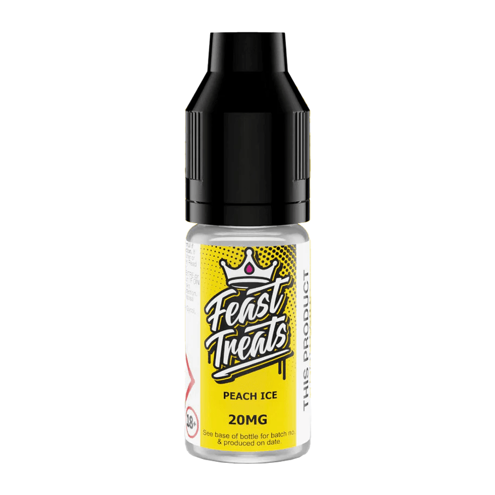 Peach Ice Nic Salt E-Liquid by Feast Treats