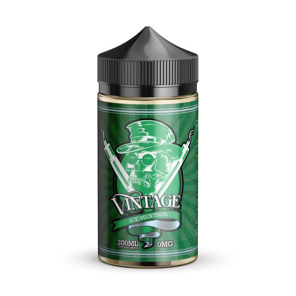 Ice Menthol 200ml Shortfill E-Liquid by Vintage