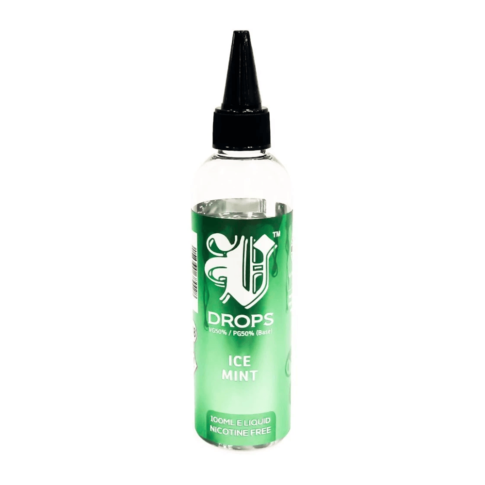 Icemint 100ml Short Fill E-Liquid V Drops - Rainbow Range