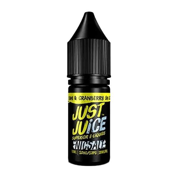 Kiwi & Cranberry on Ice Nic Salt E-Liquid By Just Juice