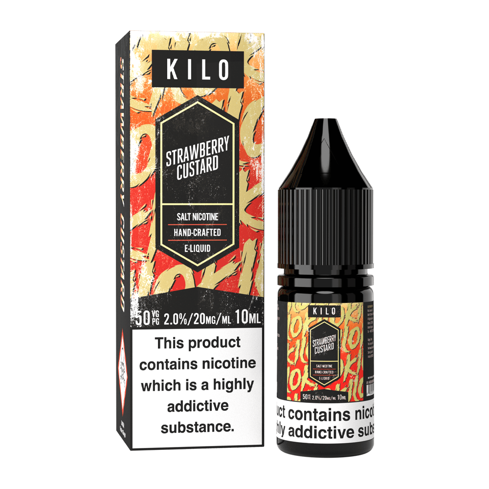 Strawberry Custard Nic Salt E-Liquid By Kilo