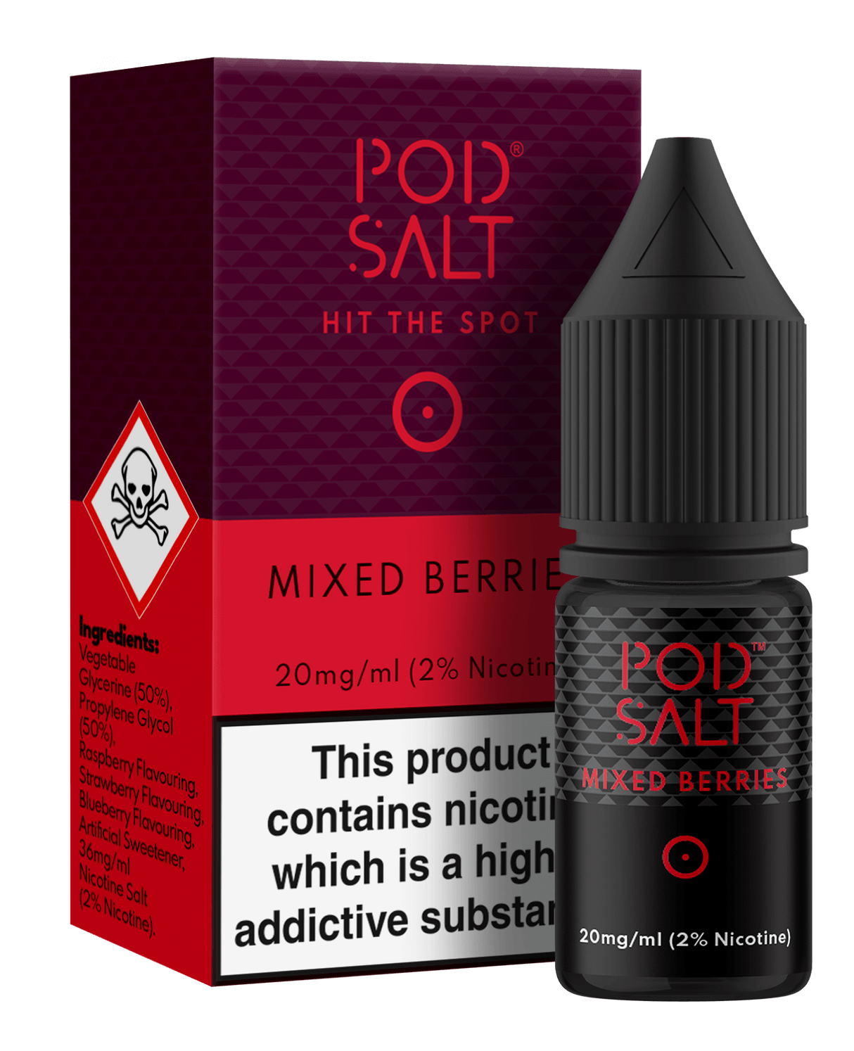 Mixed Berries Nicotine Salt E-Liquid by Core Pod Salt