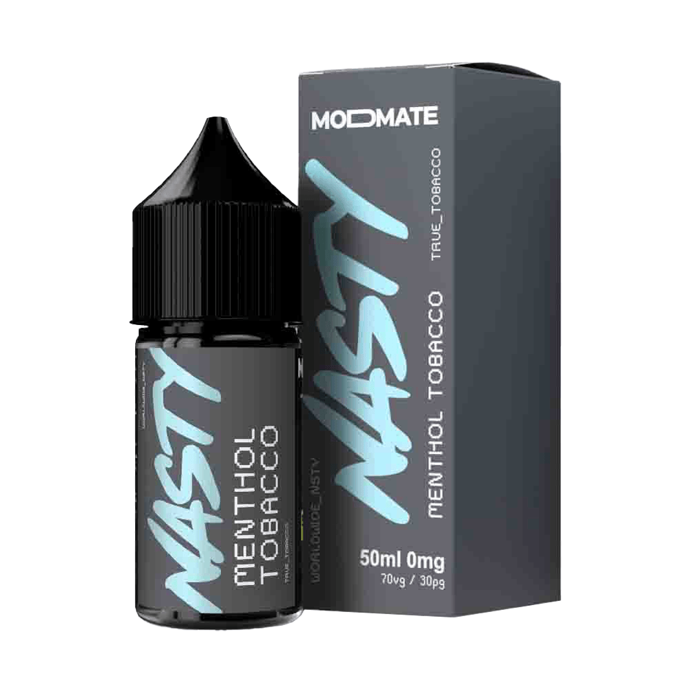 Tobacco Menthol 50ml Shortfill E-Liquid By Nasty Modmate