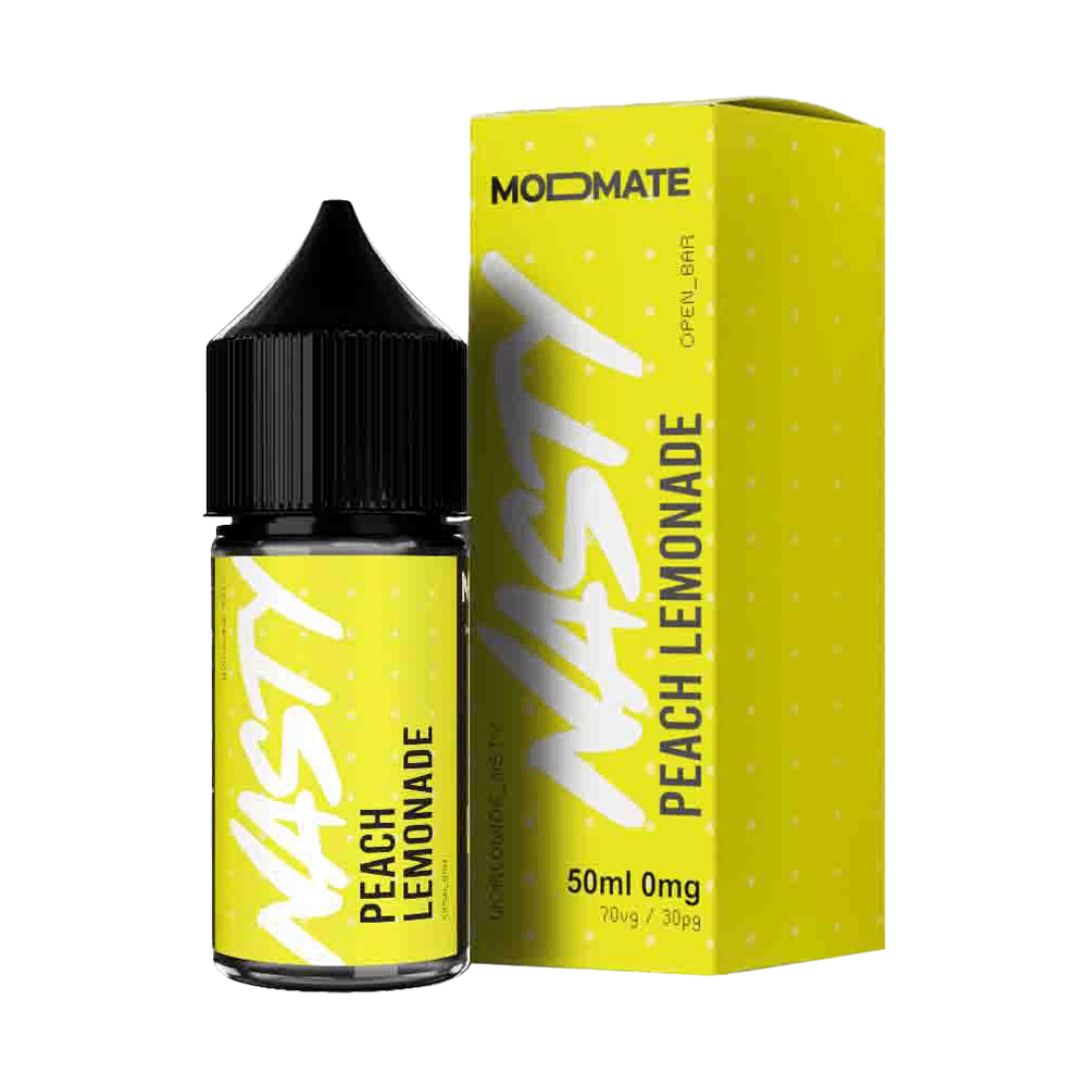 Peach Lemonade 50ml Shortfill E-Liquid By Nasty Modmate