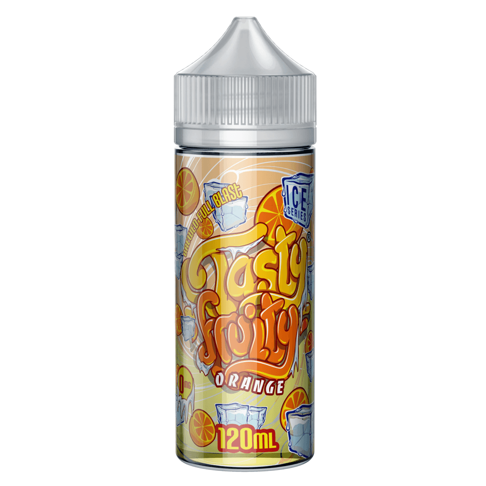 Orange On Ice 100ml shortfill E liquid by Tasty Fruity