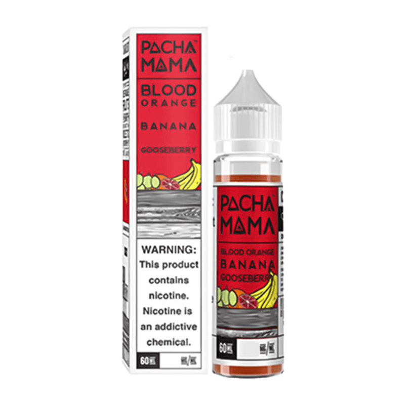 Blood Orange Banana Gooseberry 50ml Shortfill E-Liquid By Pacha Mama