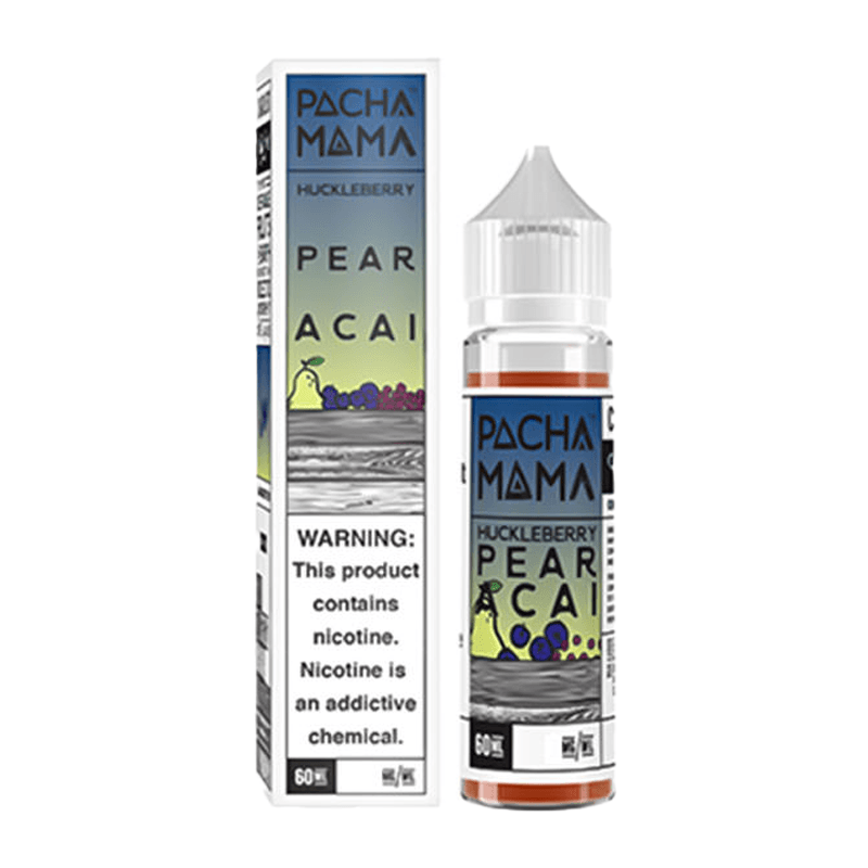 Huckleberry Pear Acai 50ml Shortfill E-Liquid By Pacha Mama