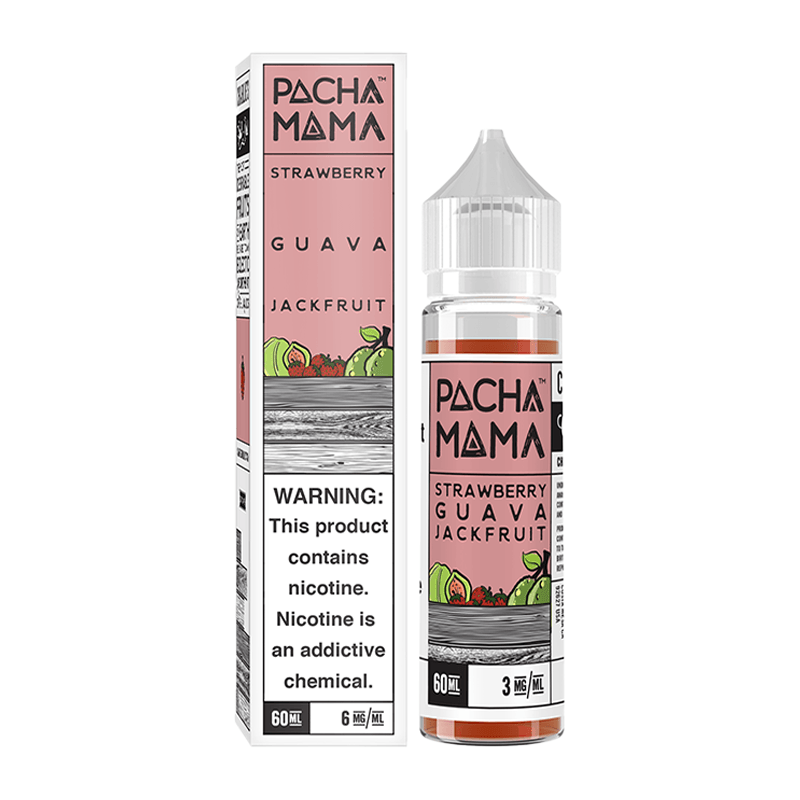 Strawberry Guava Jack Fruit 50ml Shortfill E-Liquid By Pacha Mama