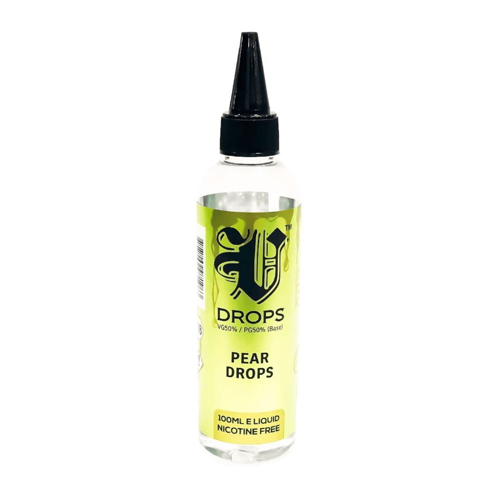 Pear Drops 100ml Short Fill E-Liquid V Drops - Rainbow Range