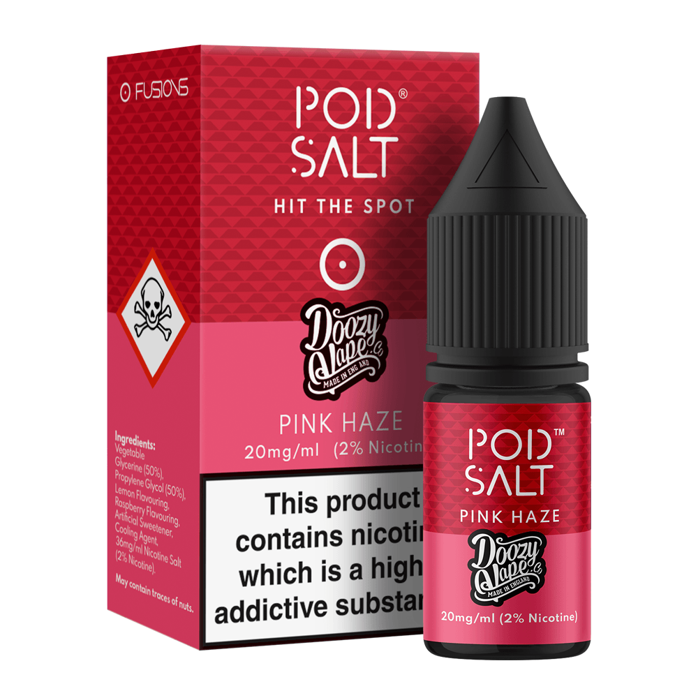 Pink Haze Nicotine Salt E-Liquid by Fusion Pod Salt