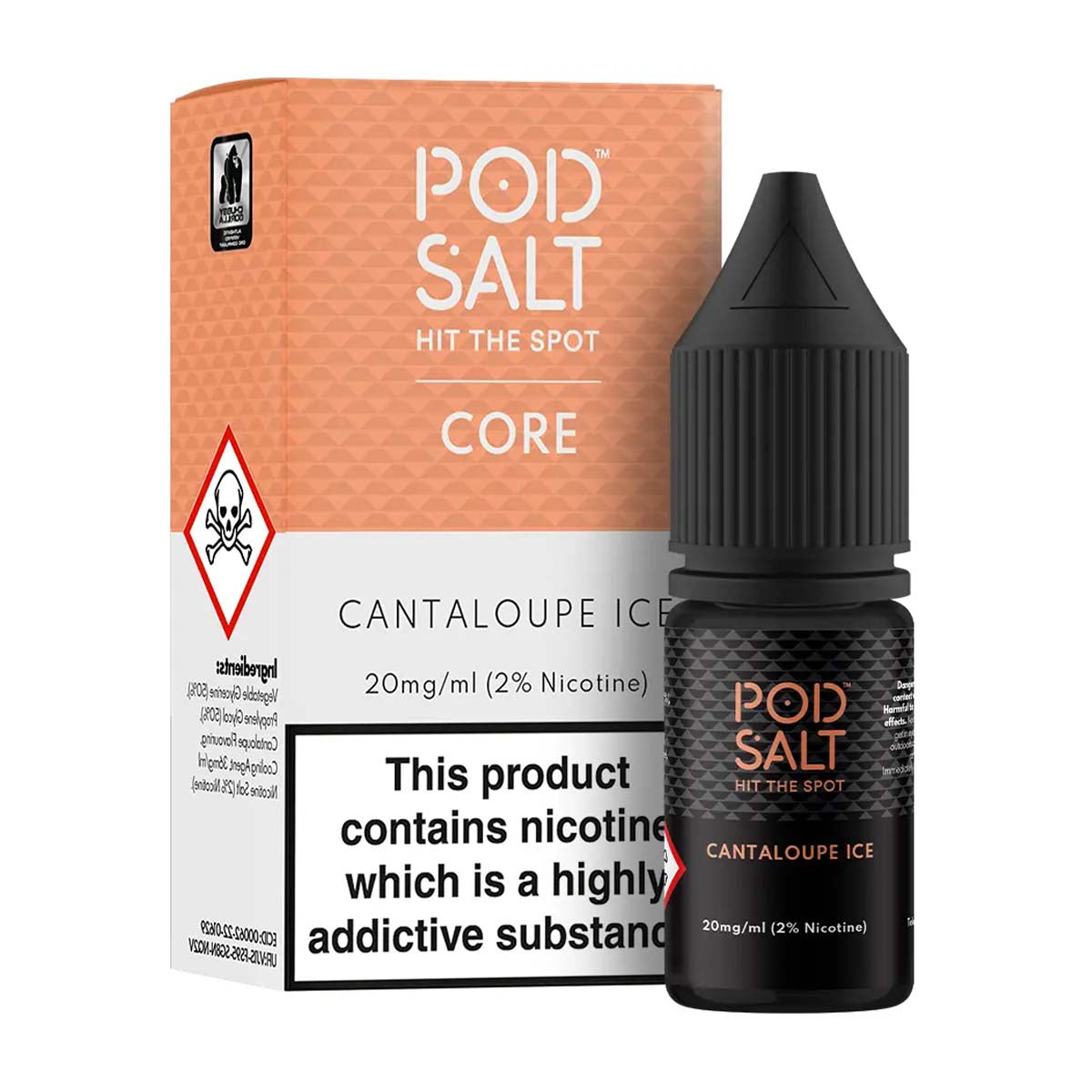 Cantaloupe Ice Nicotine Salt E-Liquid by Core Pod Salt