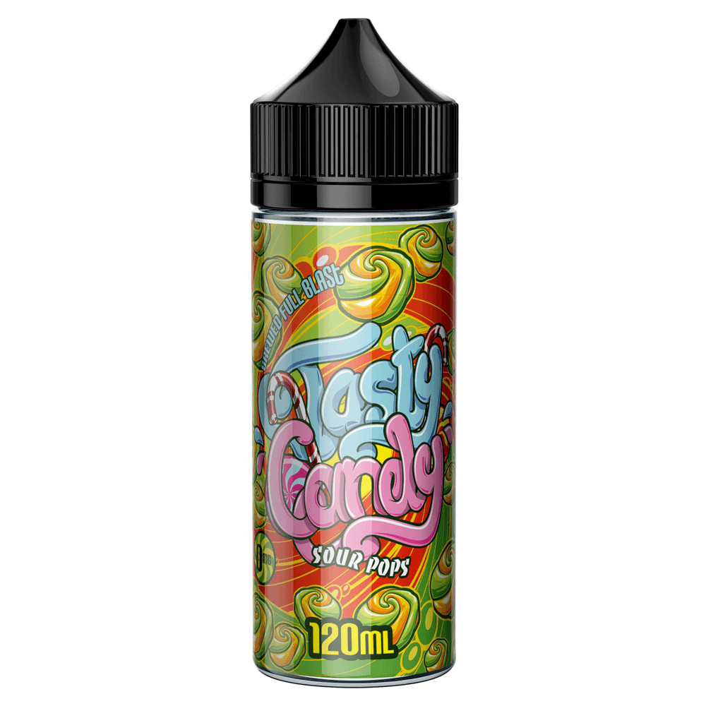Sour Pops 100ml shortfill E liquid by Tasty Fruity