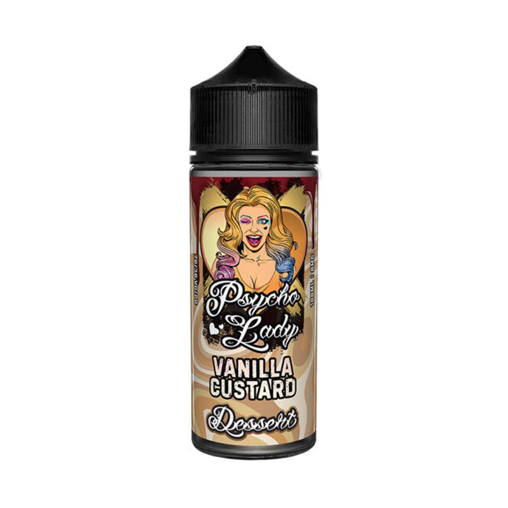 Vanilla Custard Shortfill E-Liquid by Psycho Lady