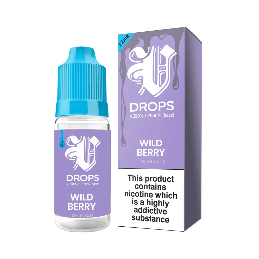 Wildberry E-Liquid V Drops - Rainbow Range