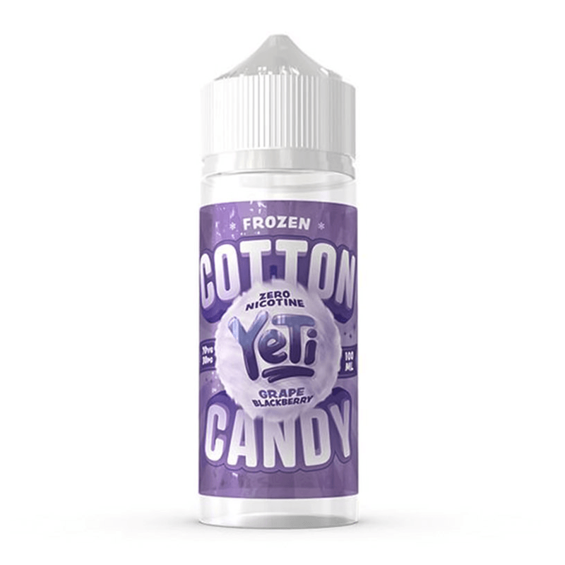 Grape Blackberry 100ml Shortfill E-Liquid by YeTi Frozen Cotton Candy