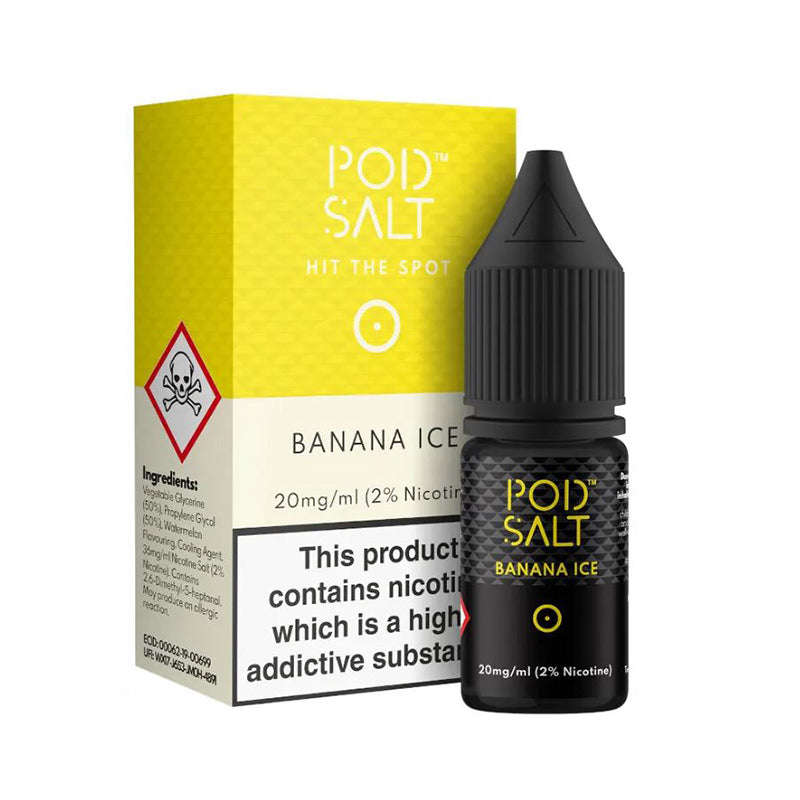Banana Ice Nicotine Salt E-Liquid by Core Pod Salt