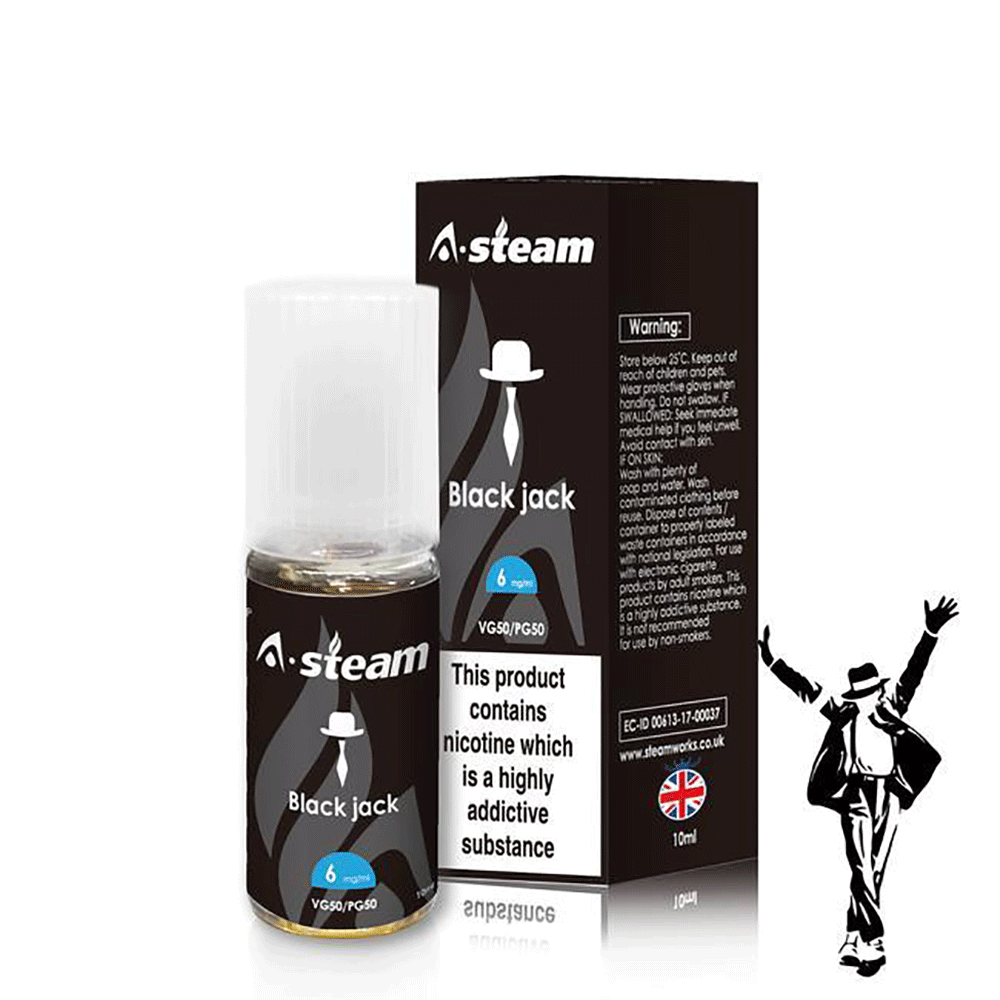 A Steam Black Jack 10ml E-Liquid Vape 360 Uk A Steam Black Jack 10ml E-Liquid Vape 360 Uk