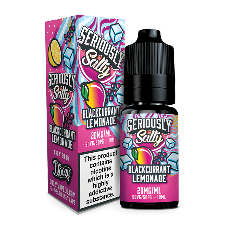 Blackcurrant Lemonade Nic Salt E-Liquid By Seriously Salty