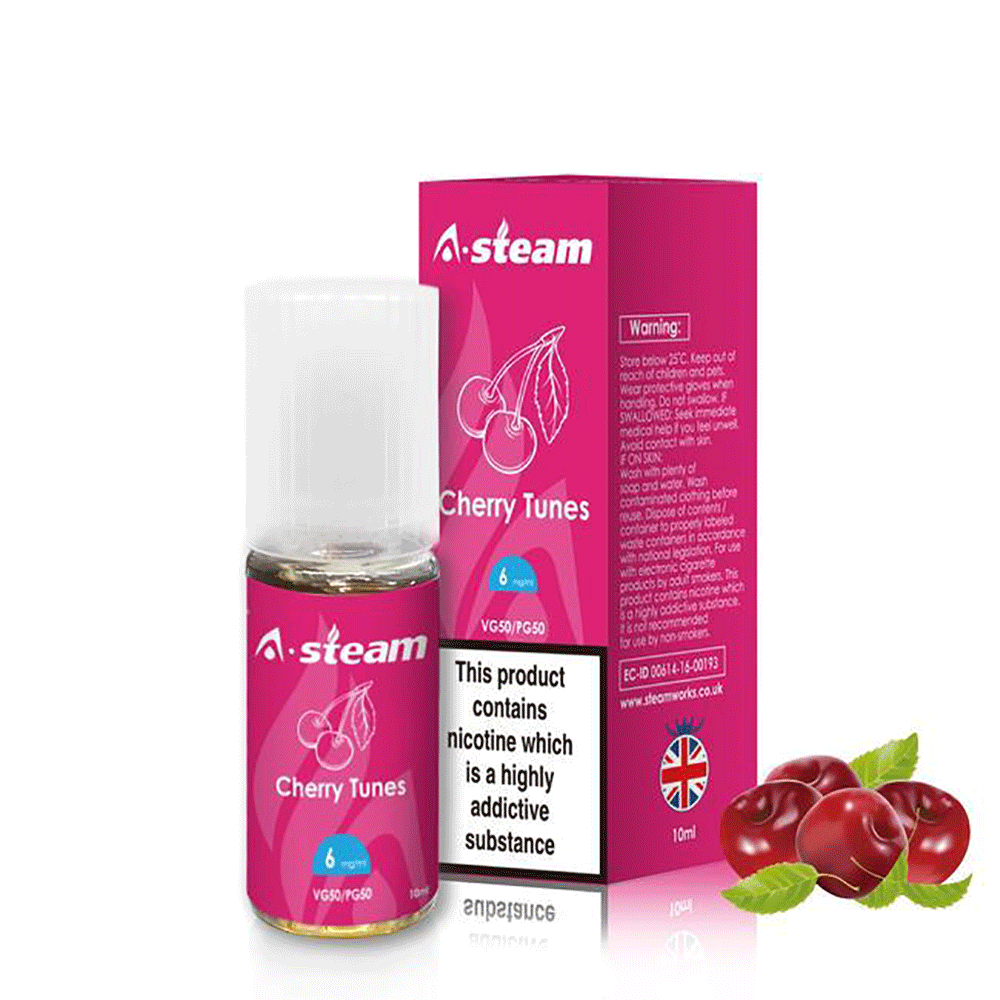 Cherry Tunes E Liquid By A Steam