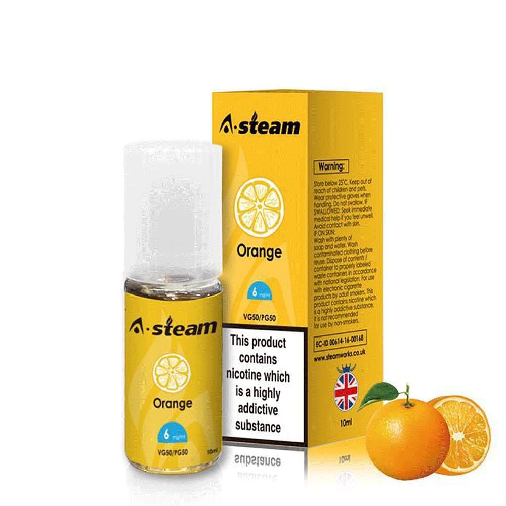 Orange E Liquid By A Steam
