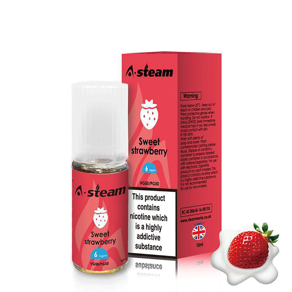 Sweet Strawberry E Liquid By A Steam