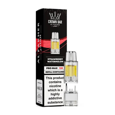 Strawberry Watermelon Crown Bar Pro Max 12K Refill Pods by Al Fakher
