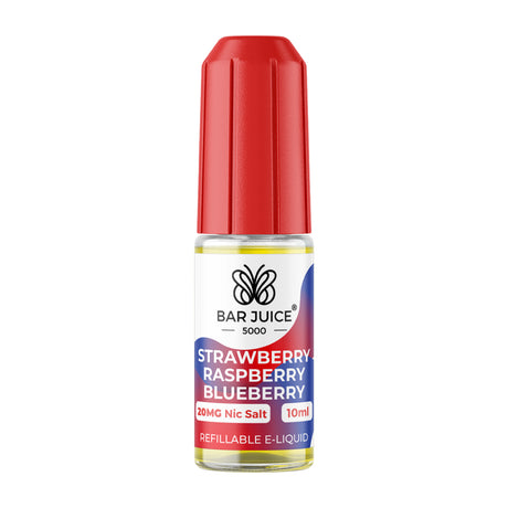 Strawberry Raspberry Blueberry Nic Salt E-Liquid By Bar Juice 5000