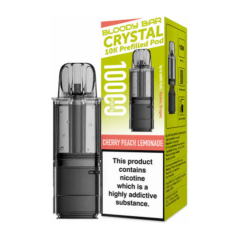 Cherry Peach Lemonade Bloody Bar Crystal 10K Refill Pod