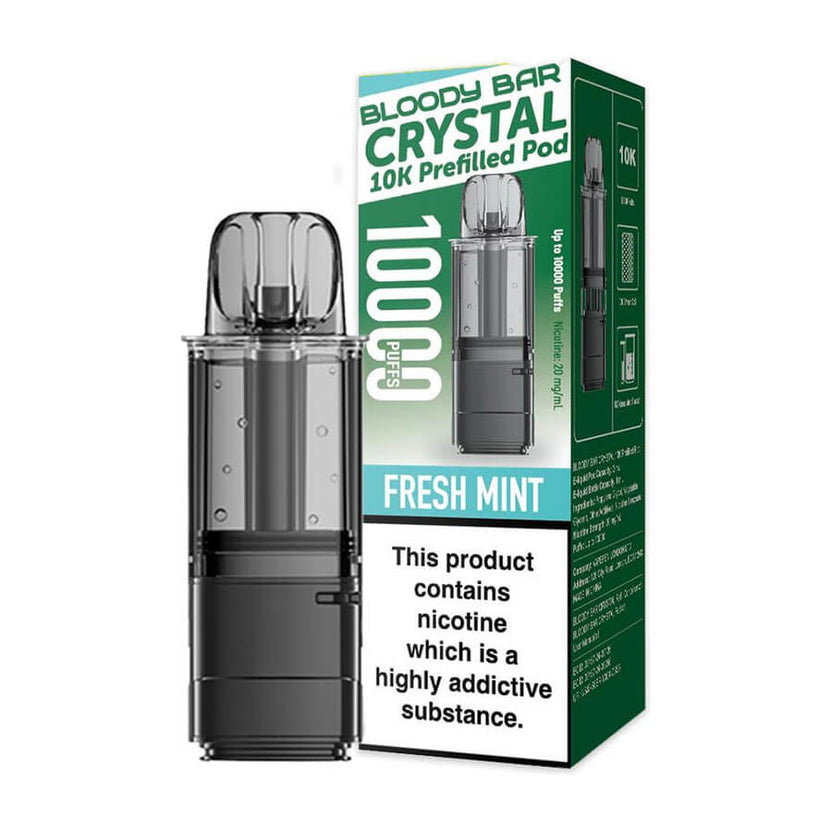 Fresh Mint Bloody Bar Crystal 10K Refill Pod