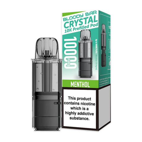 Menthol Bloody Bar Crystal 10K Refill Pod