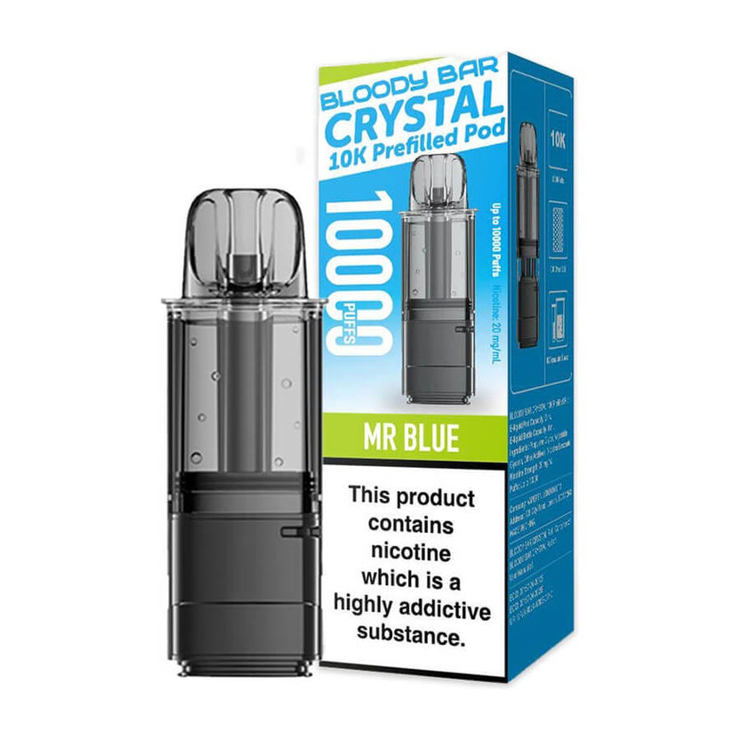 Mr Blue Bloody Bar Crystal 10K Refill Pod