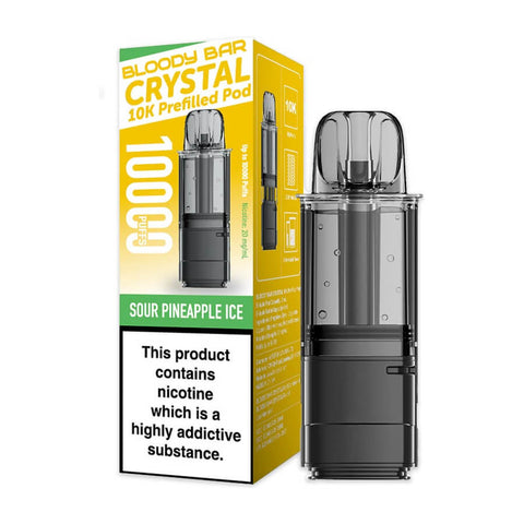 Sour Pineapple Ice Bloody Bar Crystal 10K Refill Pod