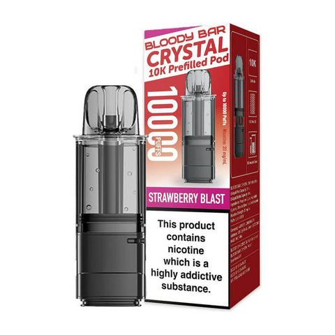 Strawberry Blast Bloody Bar Crystal 10K Refill Pod