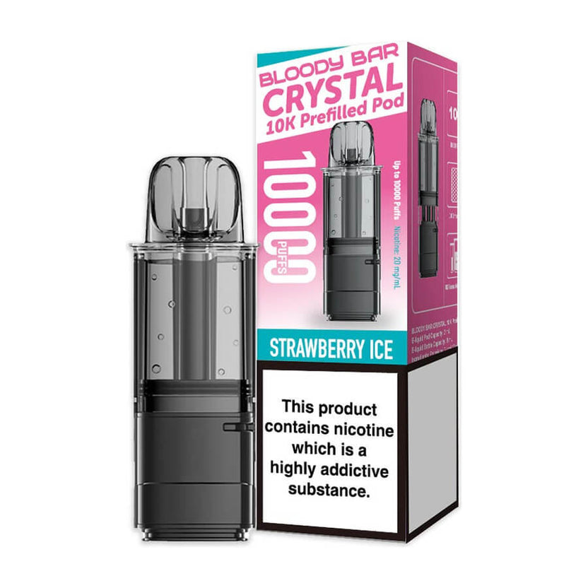 Strawberry Ice Bloody Bar Crystal 10K Refill Pod