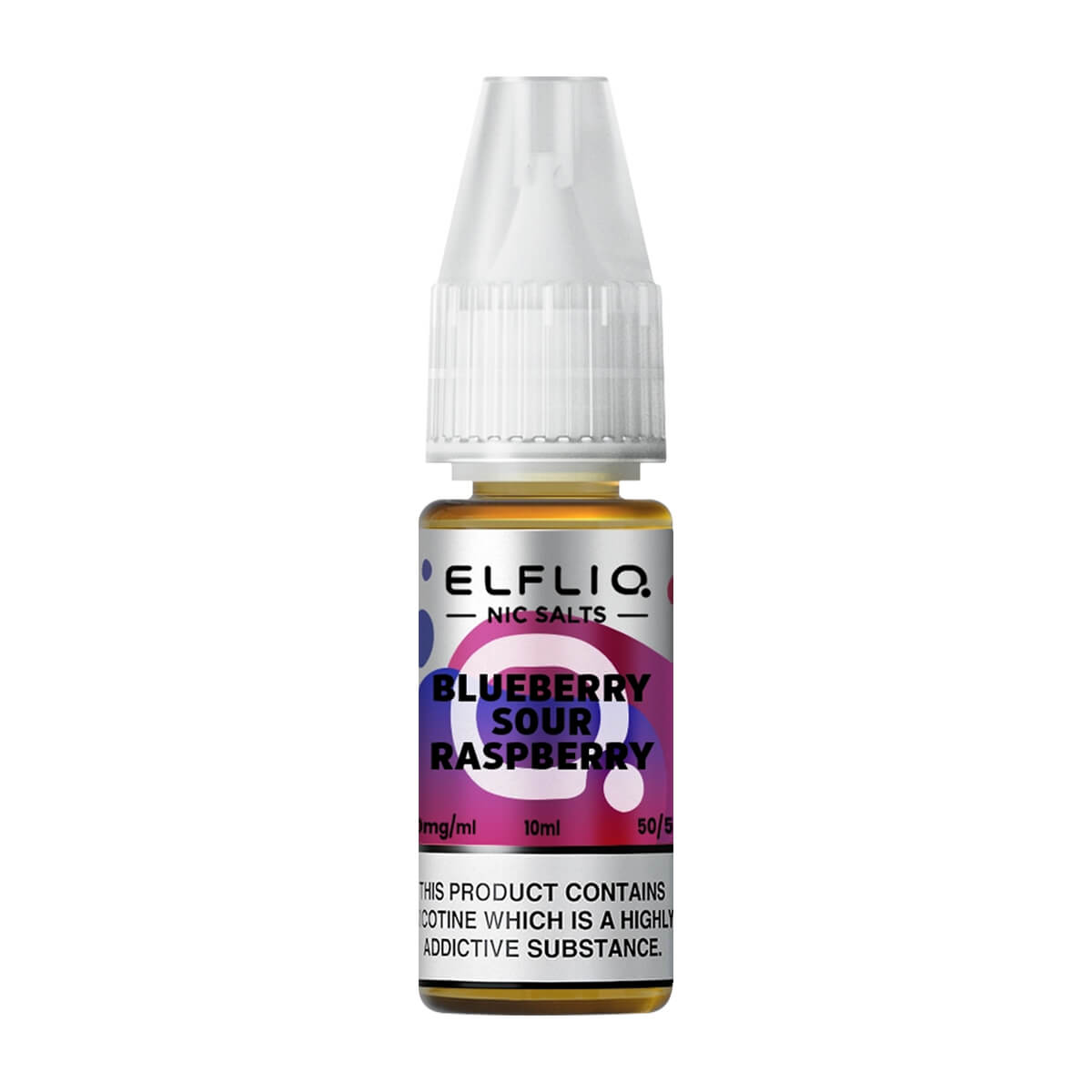 Elfliq Blueberry Sour Raspberry Nic Salt E-liquid By ELF Bar