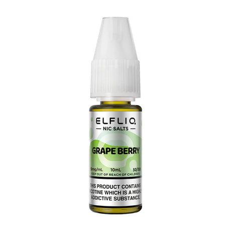 ELFLIQ Grape Berry Nic Salt E-liquid By ELF Bar