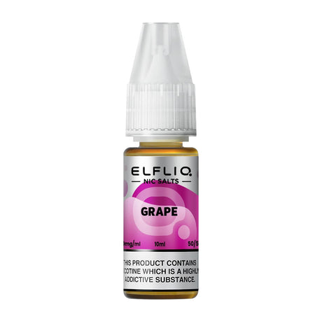 Elfliq Grape Nic Salt E-liquid By ELF Bar