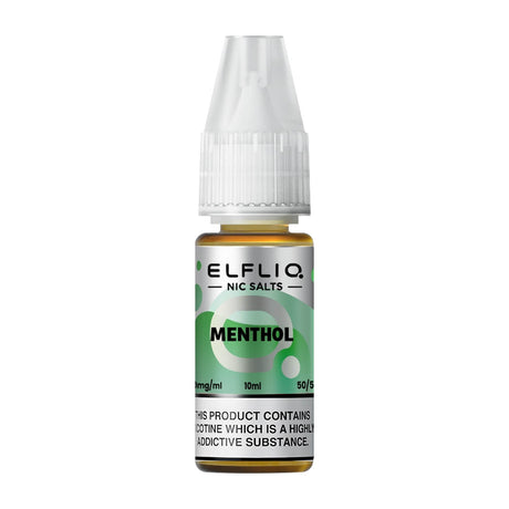Elfliq Menthol Nic Salt E-liquid By ELF Bar