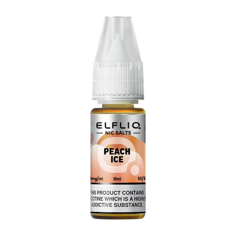 Elfliq Peach Ice Nic Salt E-liquid By ELF Bar