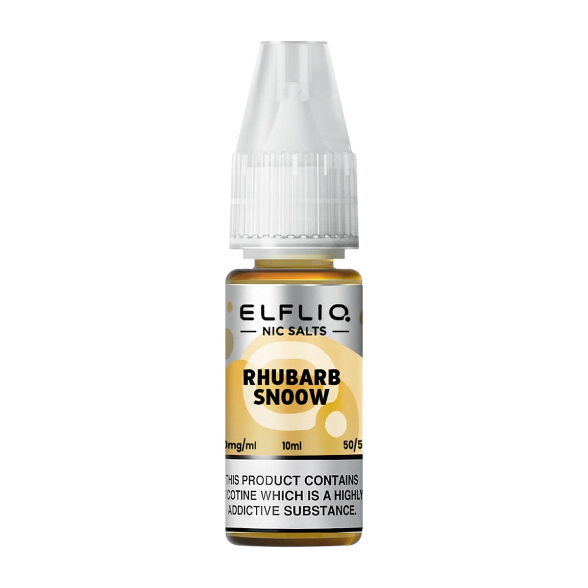 Elfliq Rhubarb Snoow Nic Salt E-liquid By ELF Bar