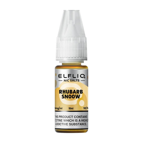 Elfliq Rhubarb Snoow Nic Salt E-liquid By ELF Bar