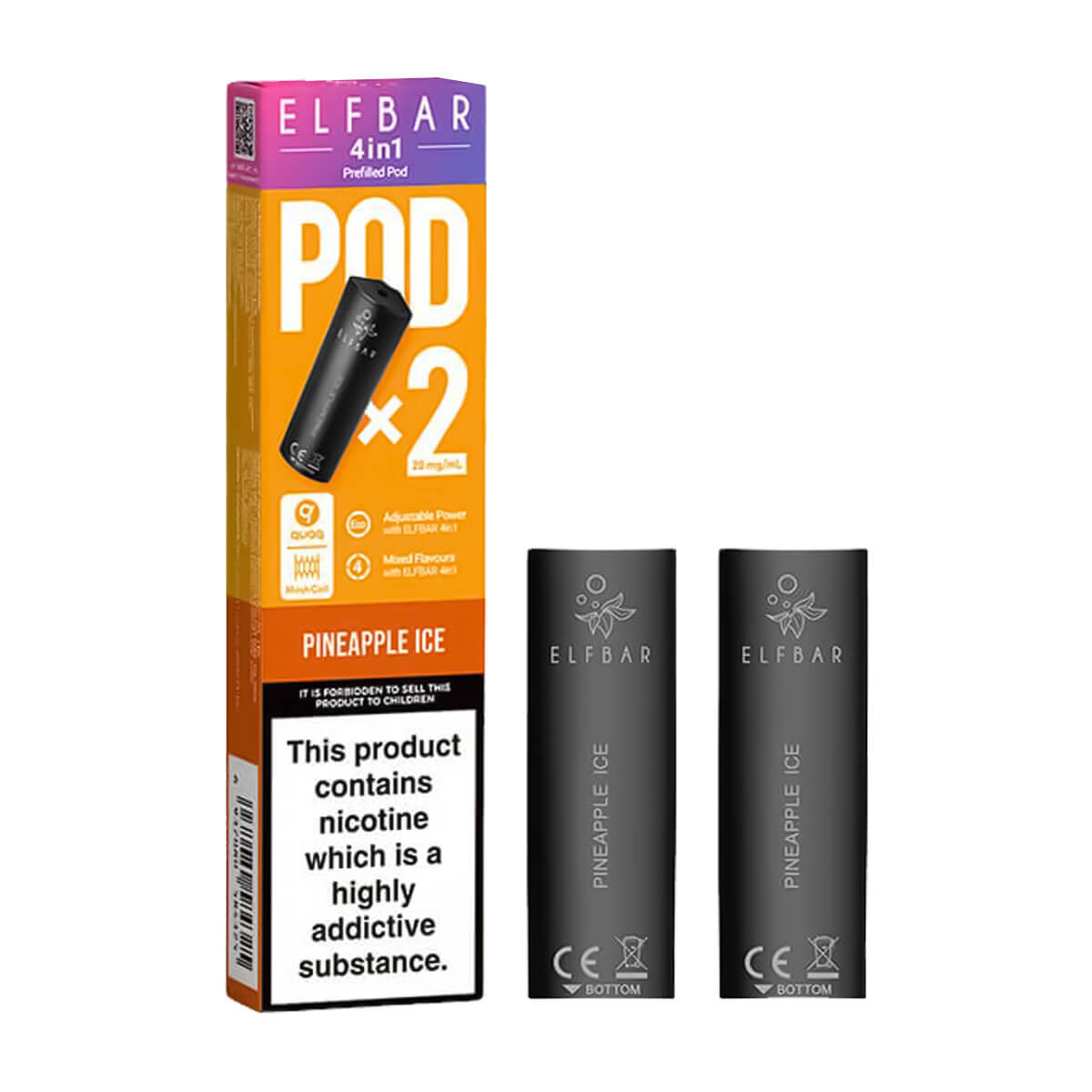 Pineapple Ice ELF Bar 4 In 1 Prefilled Pods