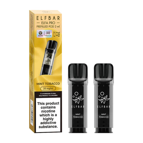 Mint Tobacco Duo ELF Bar ELFA Pro Prefilled Pods