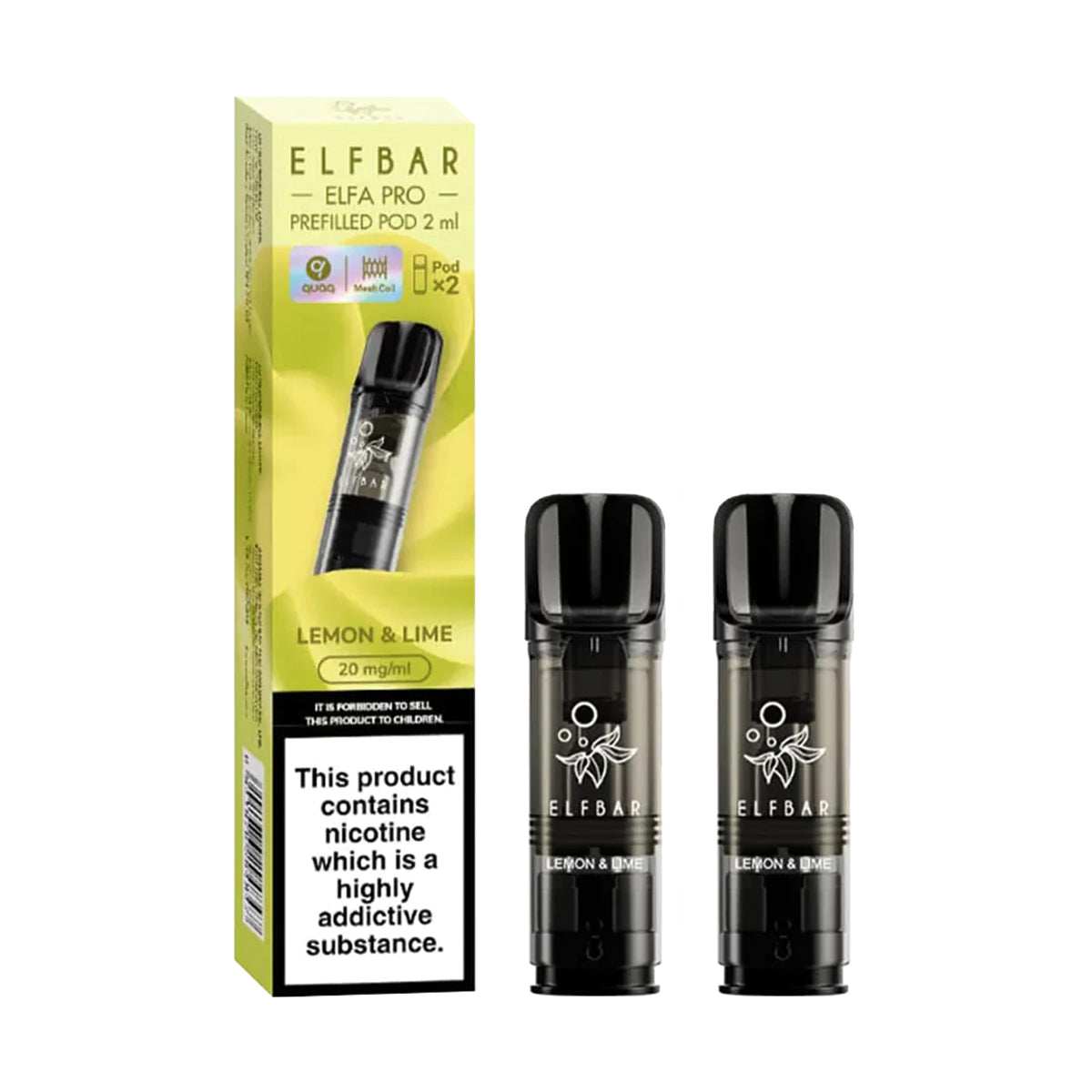 ELF Bar ELFA Pro Prefilled Pods Lemon Lime Duo