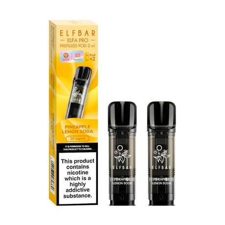 ELF Bar ELFA Pro Prefilled Pods Pineapple Lemon Soda Duo