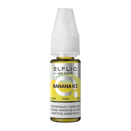 Elfliq Banana Ice Nic Salt E-liquid By ELF Bar