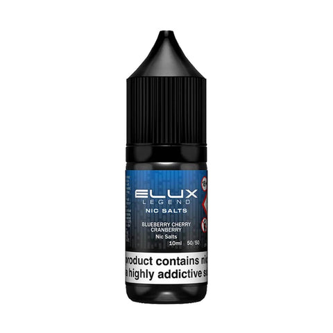 Elux Legend Nic Salt E-liquid Blueberry Cherry Cranberry