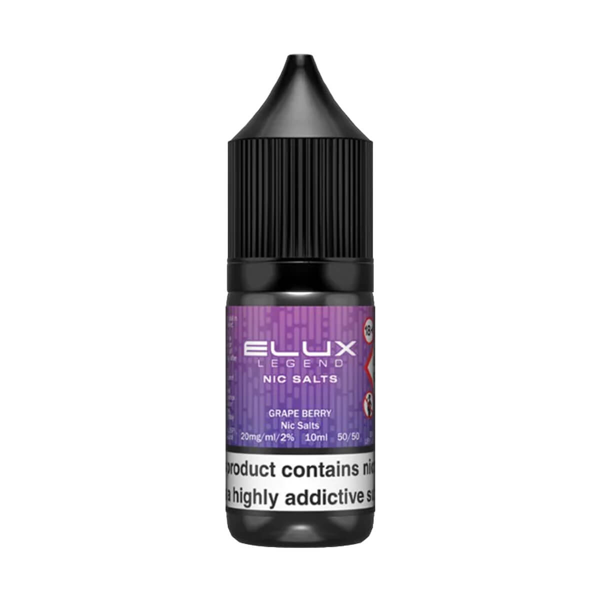 Elux Legend Nic Salt E-liquid Grape Berry 