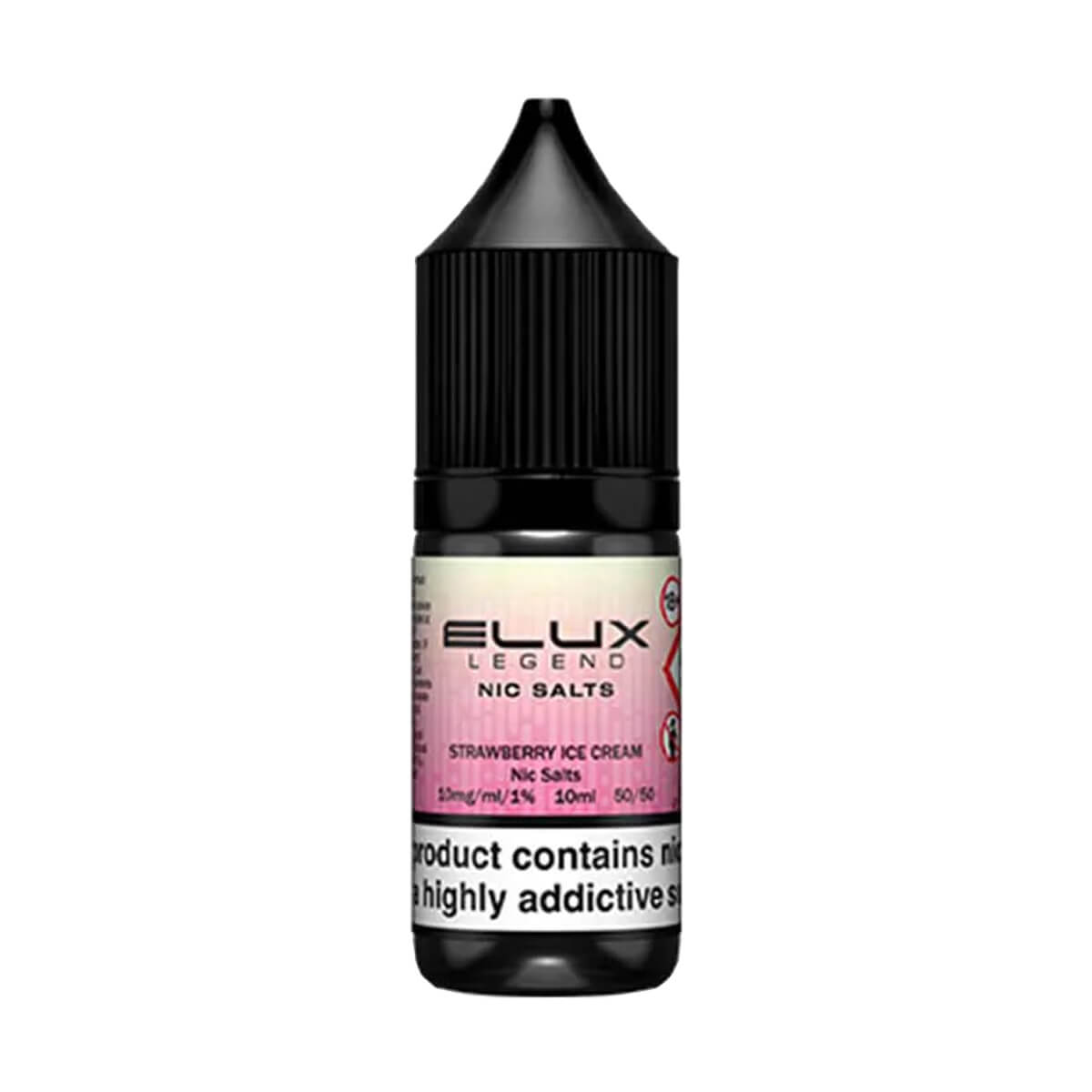 Elux Legend Nic Salt E-liquid Strawberry Ice Cream 