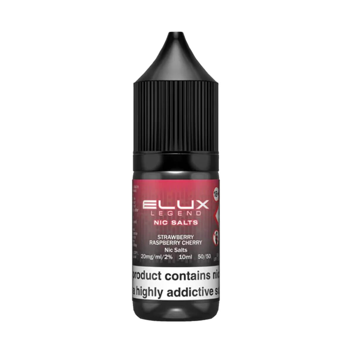 Elux Legend Nic Salt E-liquid Strawberry Raspberry Cherry 